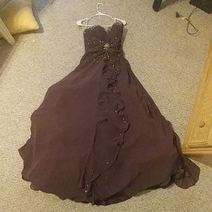 Strapless Formal Dress